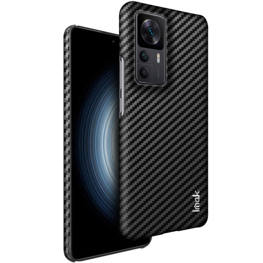For Xiaomi 12T 5G/Redmi K50 Ultra 5G imak Ruiyi Series Carbon Fiber PU + PC Phone Case