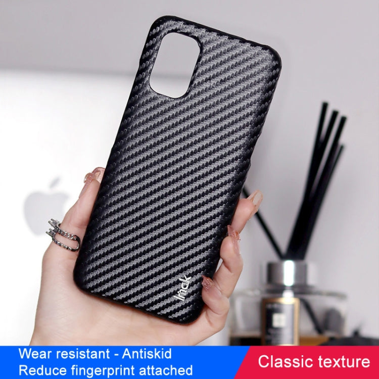 For Nokia G11/G21 imak Ruiyi Series Carbon Fiber PU + PC Phone Case by imak