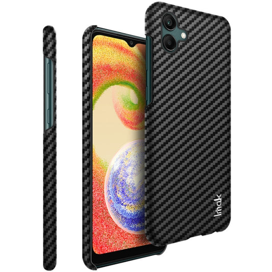 For Samsung Galaxy A04 4G imak Ruiyi Series Carbon Fiber PU + PC Phone Case by imak