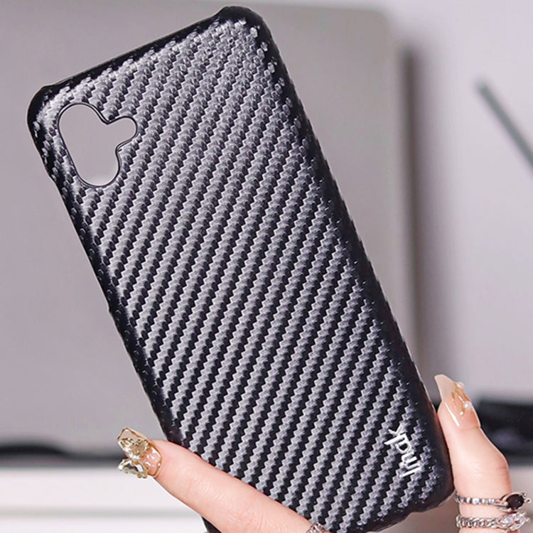 For Samsung Galaxy A04 4G imak Ruiyi Series Carbon Fiber PU + PC Phone Case by imak
