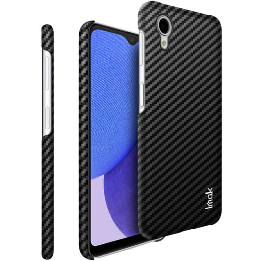 For Samsung Galaxy A23E imak Ruiyi Series Carbon Fiber PU + PC Phone Case by imak