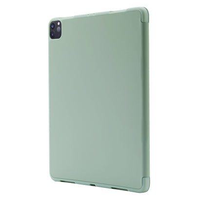 Skin Feel Pen Holder Tri-fold Tablet Leather Case For iPad Air 13 2025 / 2024 / iPad Pro 12.9 2022 / 2021 / 2020 / 2018(Matcha Green) - iPad Pro 12.9 (2022/2021) Cases by buy2fix | Online Shopping UK | buy2fix