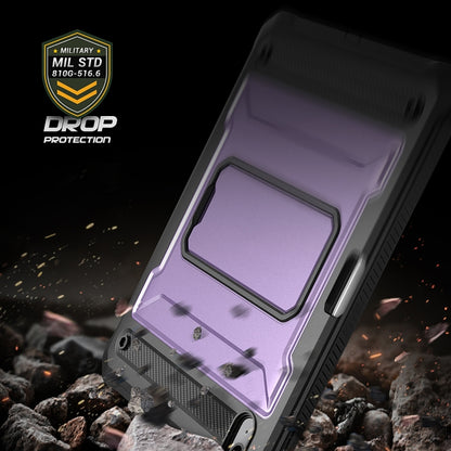 For iPad Air 4 2020/Air 5 2022 10.9 Explorer Tablet Protective Case with Pen Slot(Purple) - More iPad Cases by buy2fix | Online Shopping UK | buy2fix