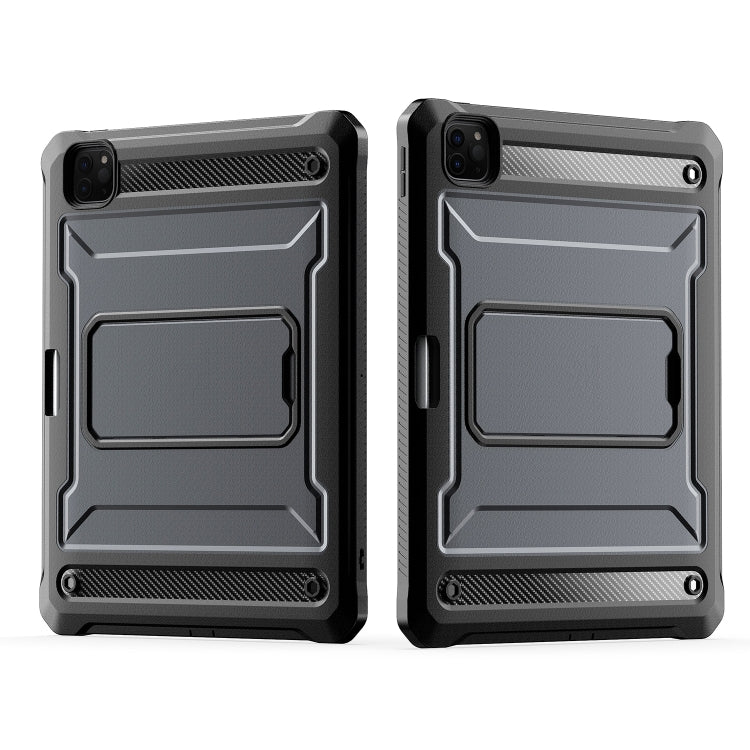 For iPad Pro 11 2022/2021/2020/2018 Explorer Tablet Protective Case with Pen Slot(Grey) - More iPad Cases by buy2fix | Online Shopping UK | buy2fix