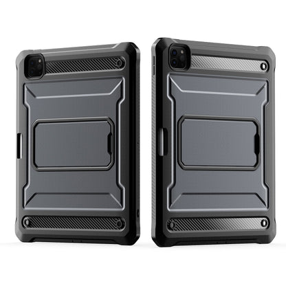 For iPad Pro 11 2022/2021/2020/2018 Explorer Tablet Protective Case with Pen Slot(Grey) - More iPad Cases by buy2fix | Online Shopping UK | buy2fix