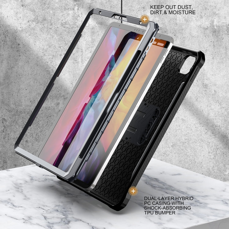 For iPad Pro 11 2022/2021/2020/2018 Explorer Tablet Protective Case with Pen Slot(Grey) - More iPad Cases by buy2fix | Online Shopping UK | buy2fix