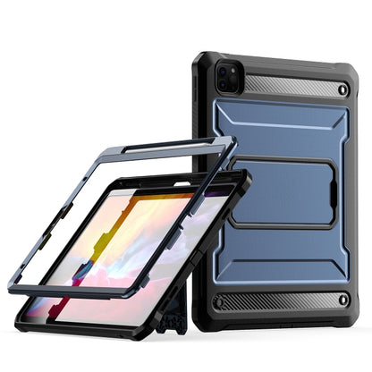 For iPad Pro 11 2022/2021/2020/2018 Explorer Tablet Protective Case with Pen Slot(Blue) - More iPad Cases by buy2fix | Online Shopping UK | buy2fix