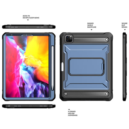 For iPad Pro 11 2022/2021/2020/2018 Explorer Tablet Protective Case with Pen Slot(Blue) - More iPad Cases by buy2fix | Online Shopping UK | buy2fix