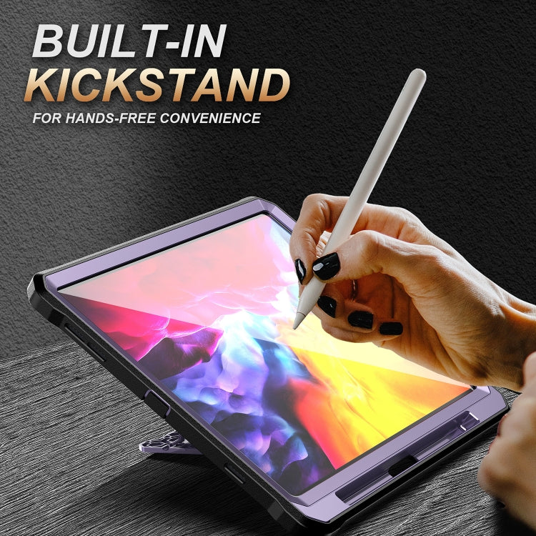 For iPad Pro 11 2022/2021/2020/2018 Explorer Tablet Protective Case with Pen Slot(Purple) - More iPad Cases by buy2fix | Online Shopping UK | buy2fix