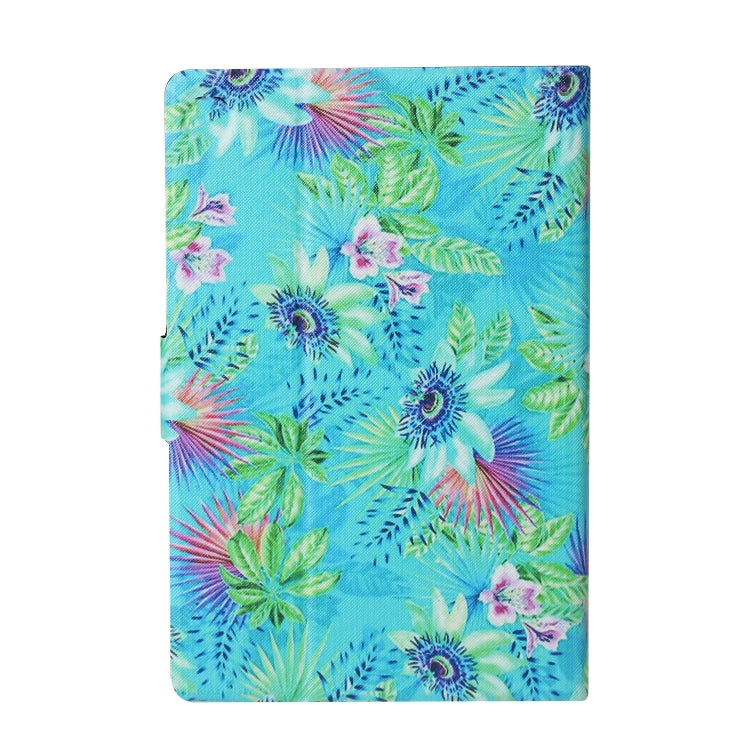 For 7 inch  Tablet PC Universal Coloured Drawing Pattern Horizontal Flip Leather Case with Holder & Card Slot(Flowers) - 7 inch by buy2fix | Online Shopping UK | buy2fix