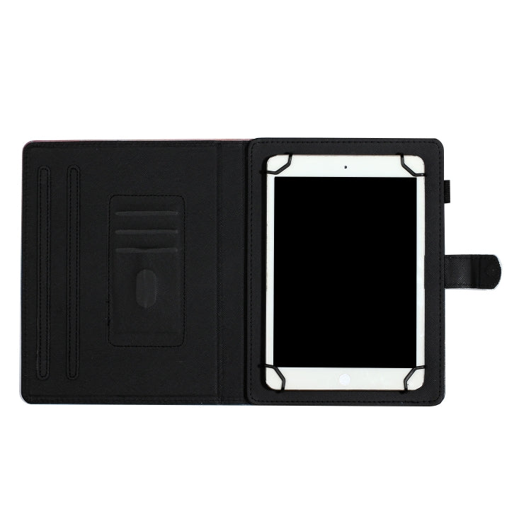 For 7 inch  Tablet PC Universal Coloured Drawing Pattern Horizontal Flip Leather Case with Holder & Card Slot(Romantic Tower) - 7 inch by buy2fix | Online Shopping UK | buy2fix