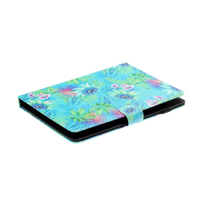 For 10 inch Tablet PC Universal Coloured Drawing Pattern Horizontal Flip Leather Case with Holder & Card Slot(Flowers) - 10 - 11 inch by buy2fix | Online Shopping UK | buy2fix