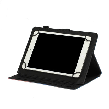 For 10 inch Tablet PC Universal Coloured Drawing Pattern Horizontal Flip Leather Case with Holder & Card Slot(Pineapple) - 10 - 11 inch by buy2fix | Online Shopping UK | buy2fix