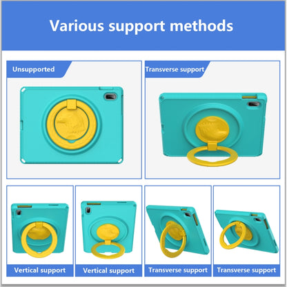 For iPad 2025 / 2022 EVA + PC Shockproof Tablet Case with Waterproof Frame(Glacier Green) - iPad 2025 / 2022 Cases by buy2fix | Online Shopping UK | buy2fix