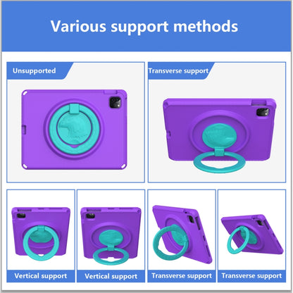 For iPad Pro 11 2022/2021/2020/2018 / Air5 10.9 2022 / Air4 10.9 2020 EVA + PC Shockproof Tablet Case with Waterproof Frame(Purple) - iPad Pro 11 (2022/2021) Cases by buy2fix | Online Shopping UK | buy2fix