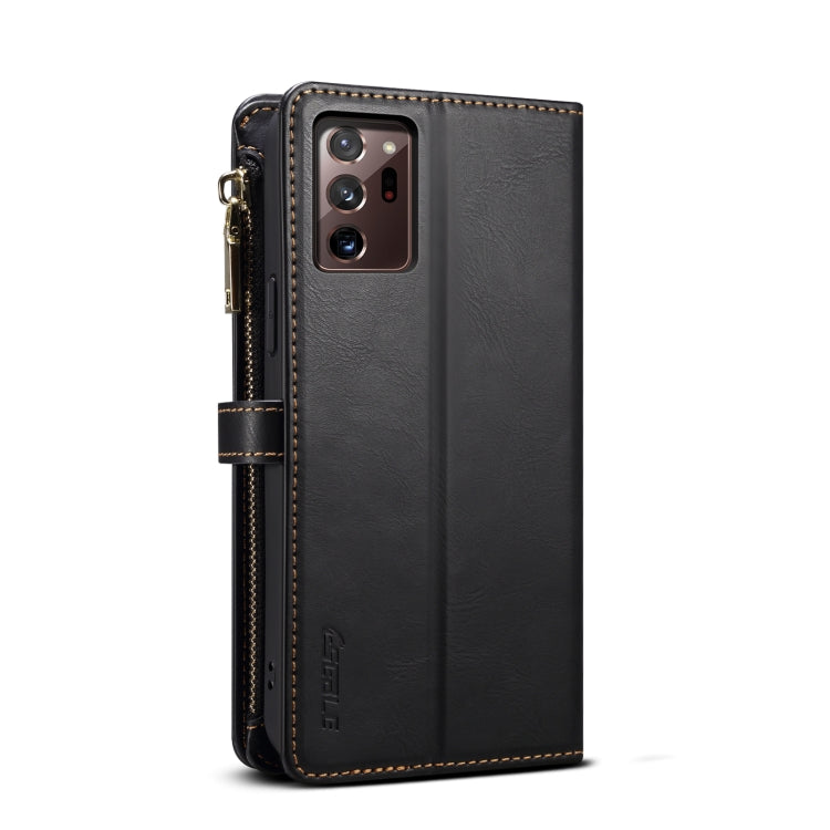For Samsung Galaxy Note20 Ultra ESEBLE Star Series Lanyard Zipper Wallet RFID Leather Case(Black) - Galaxy Note20 Ultra Cases by ESEBLE | Online Shopping UK | buy2fix