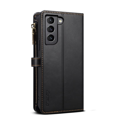 For Samsung Galaxy S22 5G ESEBLE Star Series Lanyard Zipper Wallet RFID Leather Case(Black) - Galaxy S22 5G Cases by ESEBLE | Online Shopping UK | buy2fix
