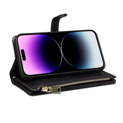 For Samsung Galaxy S22 5G ESEBLE Star Series Lanyard Zipper Wallet RFID Leather Case(Black) - Galaxy S22 5G Cases by ESEBLE | Online Shopping UK | buy2fix