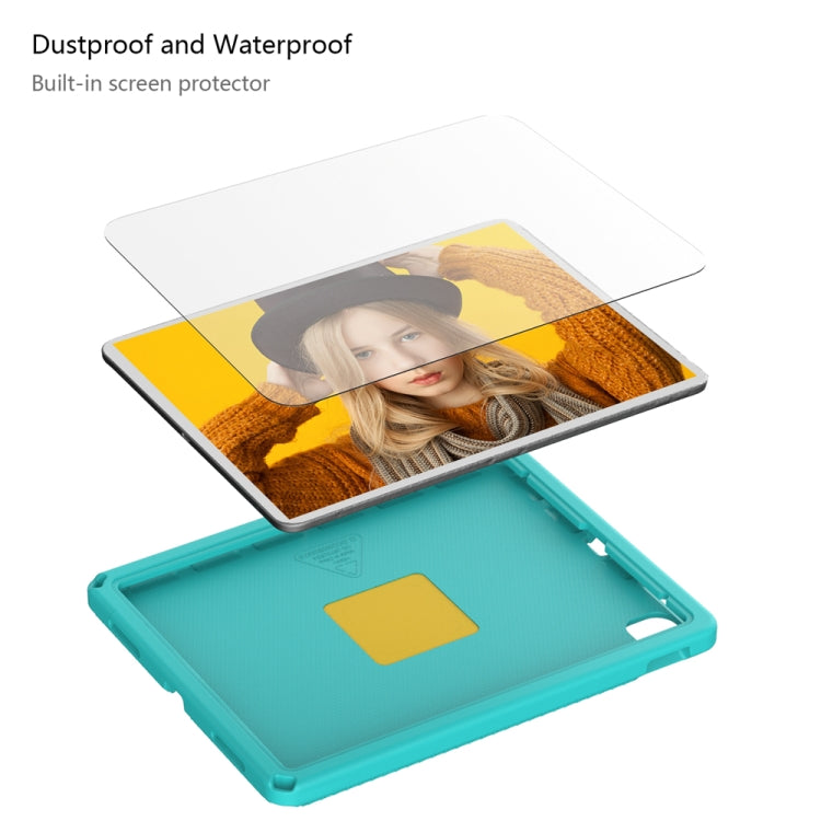 For iPad Pro 12.9 inch 2022/2021/2020/2018 EVA + PC Shockproof Tablet Case without Waterproof Frame(Glacier Green) - iPad Pro 12.9 (2022/2021) Cases by buy2fix | Online Shopping UK | buy2fix