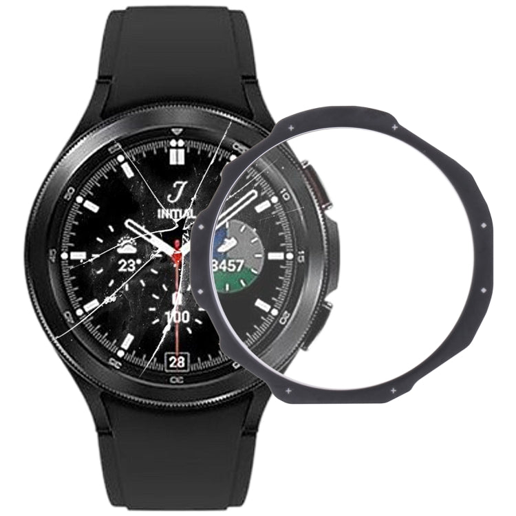 For Samsung Galaxy Watch4 Classic 46mm SM-R890 Original Front Screen Outer Glass Lens(Black) - Other Parts by buy2fix | Online Shopping UK | buy2fix