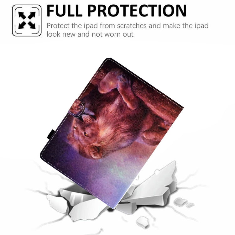 For 8 inch Tablet Electric Pressed TPU Leather Tablet Case(Lion King) - 8 inch by buy2fix | Online Shopping UK | buy2fix