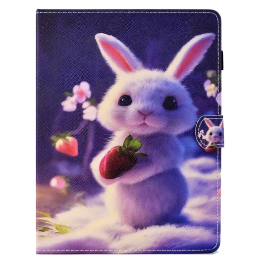For 8 inch Tablet Electric Pressed TPU Leather Tablet Case(Strawberry Bunny) - 8 inch by buy2fix | Online Shopping UK | buy2fix