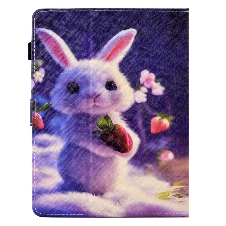 For 10 inch Tablet Electric Pressed TPU Leather Tablet Case(Strawberry Bunny) - 10 - 11 inch by buy2fix | Online Shopping UK | buy2fix
