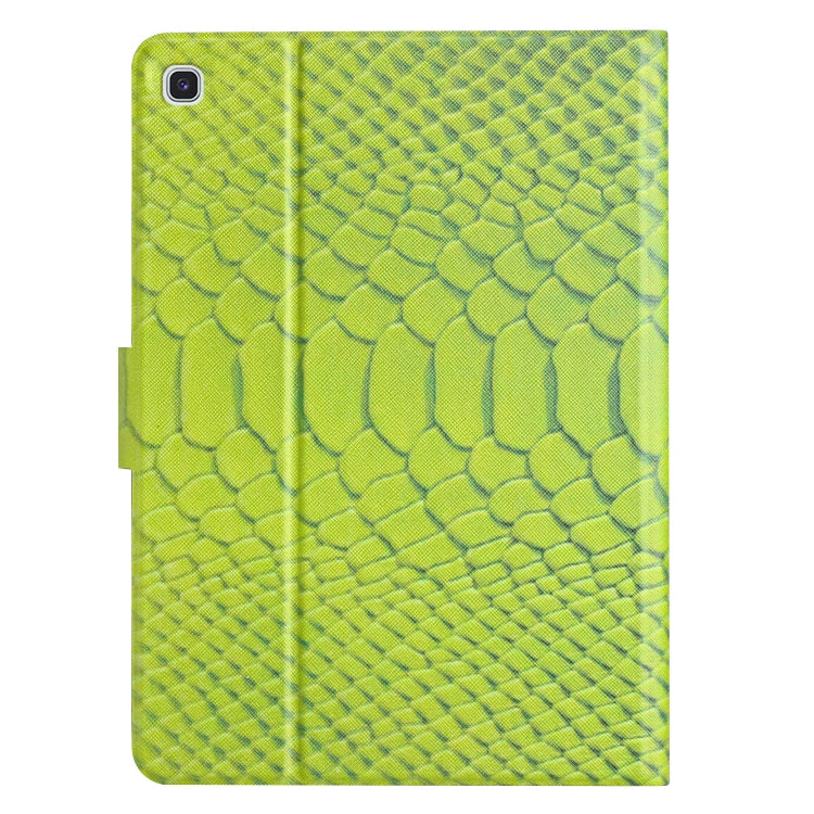 For Samsung Galaxy Tab A7 10.4 2020 Solid Color Crocodile Texture Leather Smart Tablet Case(Green) - Other Galaxy Tab PC by buy2fix | Online Shopping UK | buy2fix