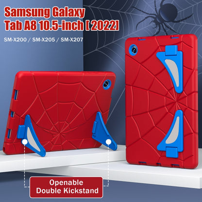 For Samsung Galaxy Tab A8 10.5 2021 Silicone + PC Shockproof Protective Tablet Case(Red+Blue) - Other Galaxy Tab PC by buy2fix | Online Shopping UK | buy2fix