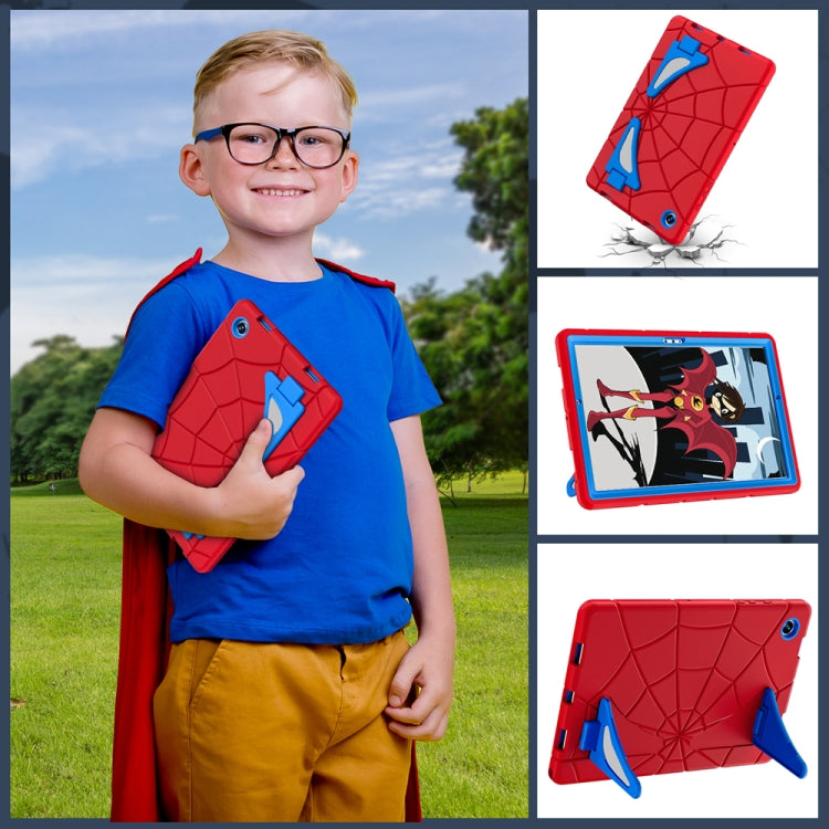 For Samsung Galaxy Tab A8 10.5 2021 Silicone + PC Shockproof Protective Tablet Case(Red+Blue) - Other Galaxy Tab PC by buy2fix | Online Shopping UK | buy2fix