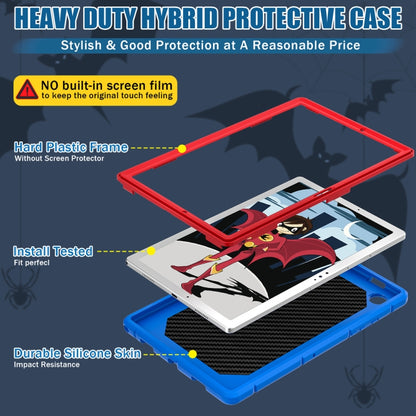 For Samsung Galaxy Tab A8 10.5 2021 Silicone + PC Shockproof Protective Tablet Case(Blue+Red) - Other Galaxy Tab PC by buy2fix | Online Shopping UK | buy2fix