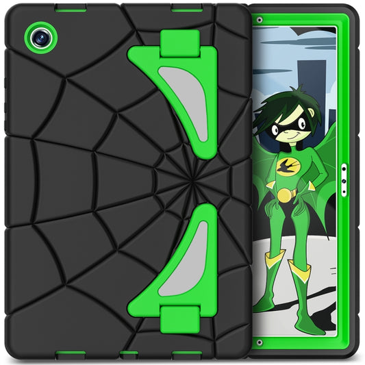 For Samsung Galaxy Tab A8 10.5 2021 Silicone + PC Shockproof Protective Tablet Case(Black+Green) - Other Galaxy Tab PC by buy2fix | Online Shopping UK | buy2fix