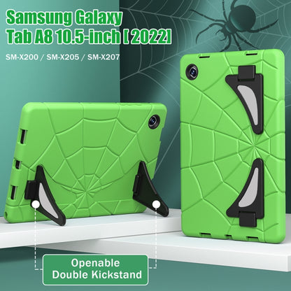 For Samsung Galaxy Tab A8 10.5 2021 Silicone + PC Shockproof Protective Tablet Case(Green+Black) - Other Galaxy Tab PC by buy2fix | Online Shopping UK | buy2fix