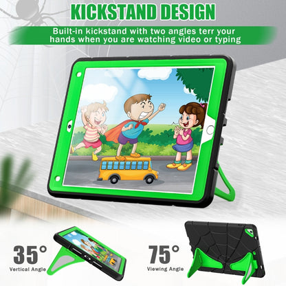For iPad 9.7 2018 / 2017 / Air 2 Silicone + PC Shockproof Protective Tablet Case(Black+Green) - iPad 9.7 (2018) & (2017) Cases by buy2fix | Online Shopping UK | buy2fix