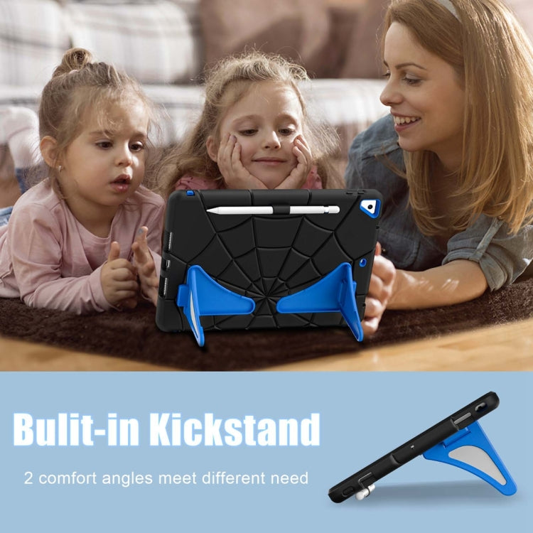 For iPad 10.2 2021 / 2020 / 2019 Silicone + PC Shockproof Protective Tablet Case (Black Blue) - iPad 10.2 Cases by buy2fix | Online Shopping UK | buy2fix