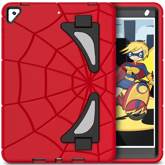 For iPad 10.2 2021 / 2020 / 2019 Silicone + PC Shockproof Protective Tablet Case(Red+Black) - iPad 10.2 Cases by buy2fix | Online Shopping UK | buy2fix