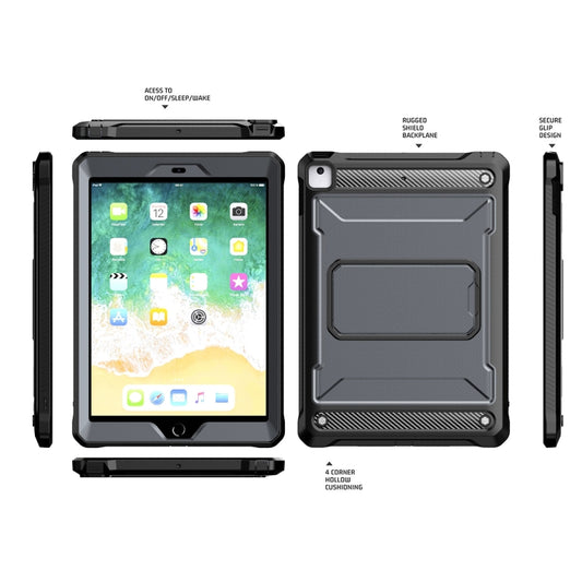 For iPad 9.7 2017/2018 Explorer PC + TPU Tablet Protective Case(Grey) - iPad 9.7 (2018) & (2017) Cases by buy2fix | Online Shopping UK | buy2fix