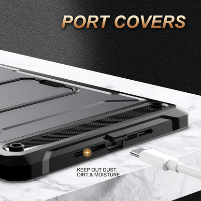 For iPad 9.7 2017/2018 Explorer PC + TPU Tablet Protective Case(Grey) - iPad 9.7 (2018) & (2017) Cases by buy2fix | Online Shopping UK | buy2fix