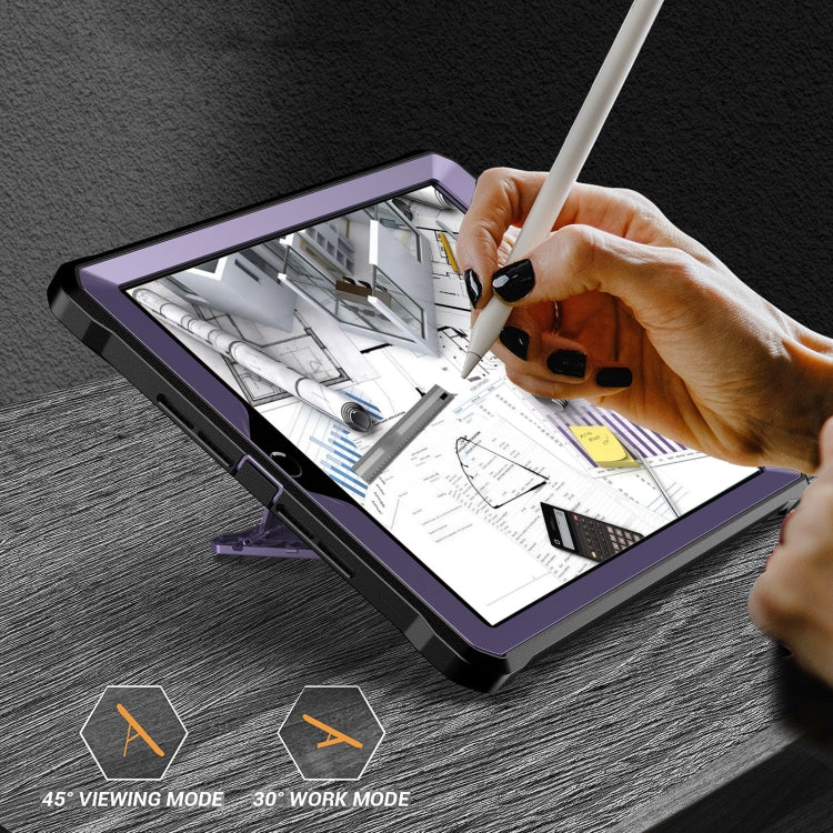 For iPad 9.7 2017/2018 Explorer PC + TPU Tablet Protective Case(Purple) - iPad 9.7 (2018) & (2017) Cases by buy2fix | Online Shopping UK | buy2fix