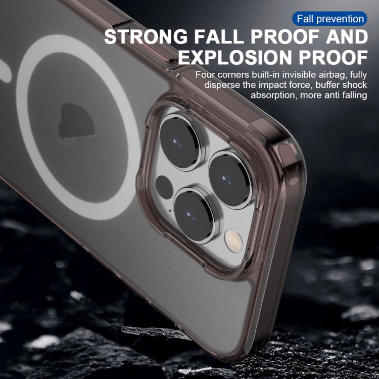 For iPhone 14 Phantom TPU + PC Magsafe Phone Case(Transparent) by buy2fix