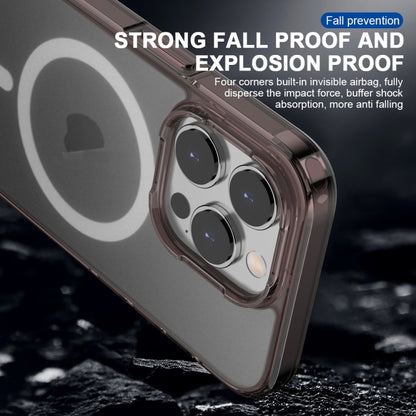 For iPhone 14 Phantom TPU + PC Magsafe Phone Case(Transparent) by buy2fix