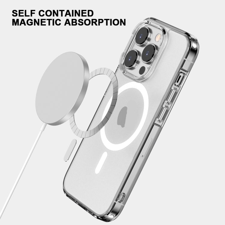 For iPhone 12 Pro Max Phantom TPU + PC Magsafe Phone Case(Transparent) by buy2fix