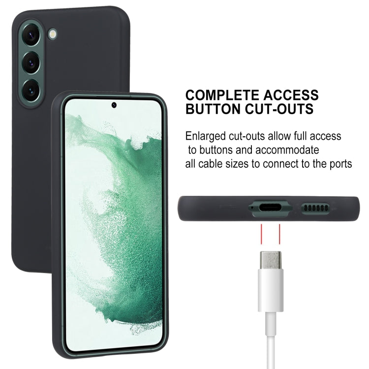 For Samsung Galaxy S23+ 5G GOOSPERY SOFT FEELING Liquid TPU Soft Case(Black) by GOOSPERY