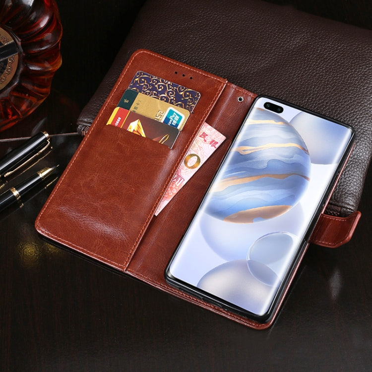 For Huawei Honor 30 Pro idewei Crazy Horse Texture Horizontal Flip Leather Case with Holder & Card Slots & Wallet(Red) - Honor Cases by idewei | Online Shopping UK | buy2fix