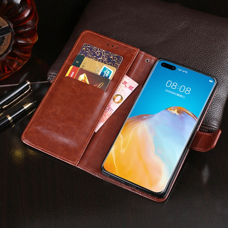 For Huawei P40 Pro+ idewei Crazy Horse Texture Horizontal Flip Leather Case with Holder & Card Slots & Wallet(Red) - Huawei Cases by idewei | Online Shopping UK | buy2fix