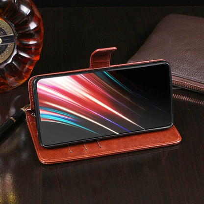 For Nubia Red Magic 5G idewei Crazy Horse Texture Horizontal Flip Leather Case with Holder & Card Slots & Wallet(Black) - ZTE Cases by idewei | Online Shopping UK | buy2fix