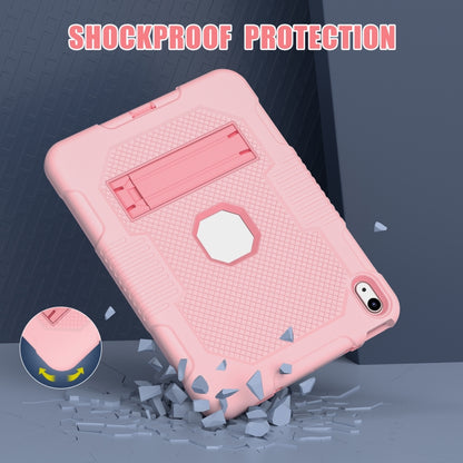 For iPad 2025 / 2022 Contrast Color Robot Silicone + PC Tablet Cas(Rose Gold) - iPad 2025 / 2022 Cases by buy2fix | Online Shopping UK | buy2fix