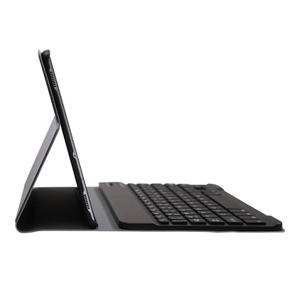 A610 For Galaxy Tab S6 Lite 10.4 P610 / P615 (2020) Bluetooth Keyboard Tablet Case with Stand & Elastic Pen Band(Black) by buy2fix