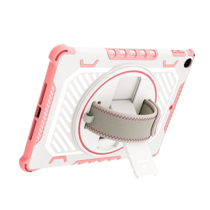 For iPad 9.7 2018/2017 Shockproof Tablet Case with Holder & Hand Strap(Pink) - iPad 9.7 (2018) & (2017) Cases by buy2fix | Online Shopping UK | buy2fix