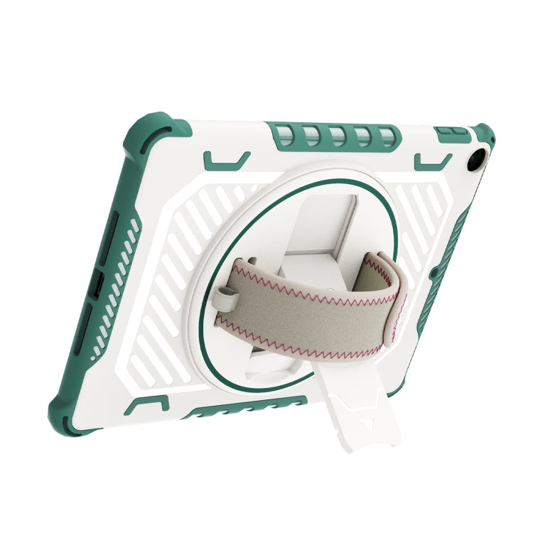 For iPad 9.7 2018/2017 Shockproof Tablet Case with Holder & Hand Strap(Green) - iPad 9.7 (2018) & (2017) Cases by buy2fix | Online Shopping UK | buy2fix